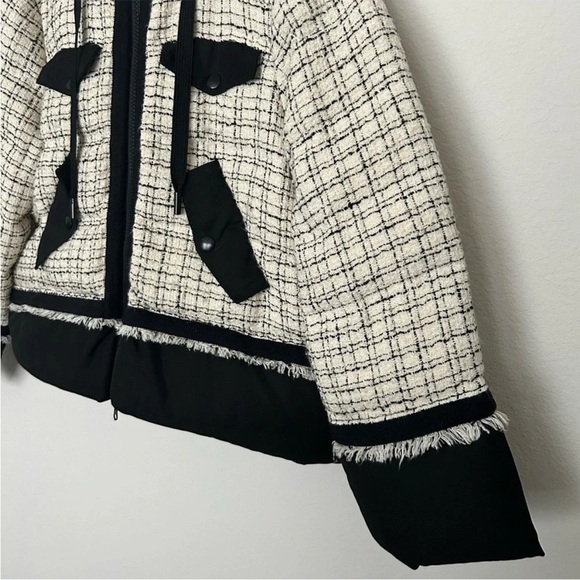 Veronica Beard Camrose Tweed Puffer Jacket - Picture 6 of 12